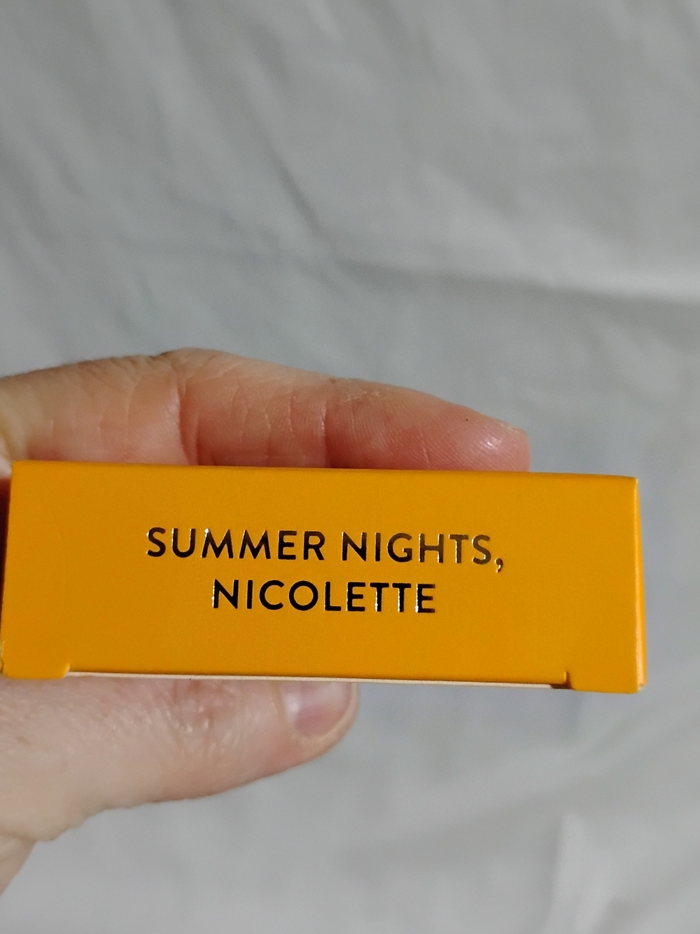 Red Aspen Press On Nail Dashes Summer Nights Nicolette Vibrant Yellow-Orange NEW